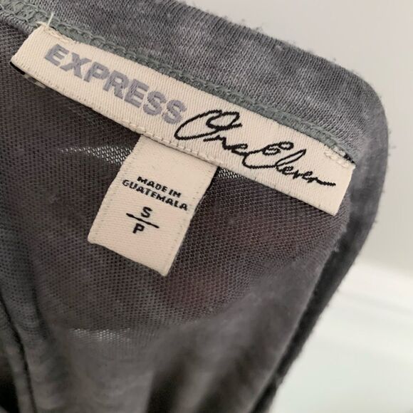 Express Burnout Football Tee Gray Size Small - Picture 6 of 7